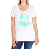 halloween face Ladies Curvy T-Shirt
