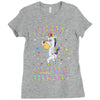Unicorns are born in February Ladies Fitted T-Shirt