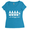 bottles 1965   mens funny Women's Triblend Scoop T-shirt