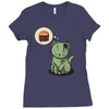 zombie cat Ladies Fitted T-Shirt