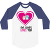 owl always love you 3/4 Sleeve Shirt