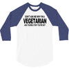 vegetarian ask yourself why not vegan food foodie tofu geek tee shirt 3/4 Sleeve Shirt