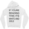 if youre reading this its white and gold Zipper Hoodie