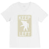 keep left shark V-Neck Tee