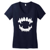jaws halloween Women's V-Neck T-Shirt