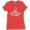 lift like a girl Ladies Fitted T-Shirt