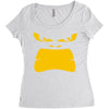 angry gorilla face Women's Triblend Scoop T-shirt