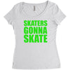 skaters gonna skate Women's Triblend Scoop T-shirt