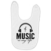 music is my life Baby Bibs