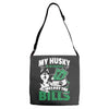 my husky is in charge! Adjustable Strap Totes
