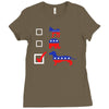 vote for dachshund Ladies Fitted T-Shirt