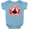 Deadpool Coffee Baby Bodysuit