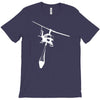 uh 1 huey air attack helicopter vinyl decal fire fighting cdf usfs T-Shirt