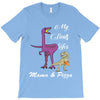 mama &amp; pizza dinasour. T-Shirt