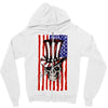july 4th skull Zipper Hoodie