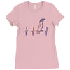 my heart beats for parrots Ladies Fitted T-Shirt