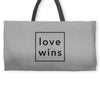 Love Wins Weekender Totes