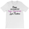 Dear Parents Tag You're It Love Teachers Women's T-Shirt