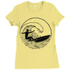 surf vibes Ladies Fitted T-Shirt