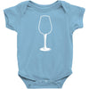 glasses wine Baby Bodysuit