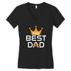 The Best Dad Women's V-Neck T-Shirt