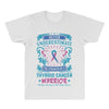 Never Underestimate the Strength of a Thyroid Cancer Warrior All Over Men's T-shirt