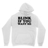 blink if you want me Youth Hoodie