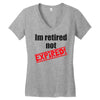 retirement (2) Women's V-Neck T-Shirt