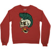 skull punk style Crewneck Sweatshirt