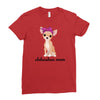 chihuahua mom Ladies Fitted T-Shirt
