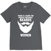 funny beards V-Neck Tee