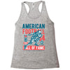 american football Racerback Tank