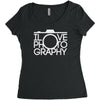 i love photography best trending Women's Triblend Scoop T-shirt