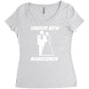 under new management funny Women's Triblend Scoop T-shirt