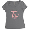 TWICE FANS Women's Triblend Scoop T-shirt