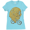 bear safety Ladies Fitted T-Shirt