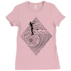surf nose Ladies Fitted T-Shirt