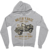 american army jeep Zipper Hoodie