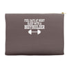 feel safe at night sleep with a bodybuilder funny Accessory Pouches