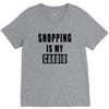 shopping is my cardio !! t shirt  shopping is my cardio graphic  t,,, V-Neck Tee