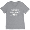 i before e except after c V-Neck Tee