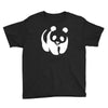 panda bear sticker vinyl decal   cute animal art car window bumper Youth Tee