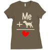 find and save ideas about i love dogs Ladies Fitted T-Shirt