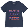 made in 1967 50 years of being awesome V-Neck Tee