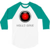 hello dave 2001 space odyssey 3/4 Sleeve Shirt