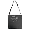 janus molecule funny retro tv utopia fashion science series Adjustable Strap Totes