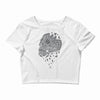 skull triangle Crop Top