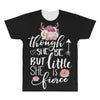 Tough She Be But Little She Is Fierce All Over Men's T-shirt