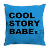 cool story bro t shirt small funny awesome meme nerdy geeky humor frat Throw Pillow