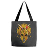 skull spartan Tote Bags